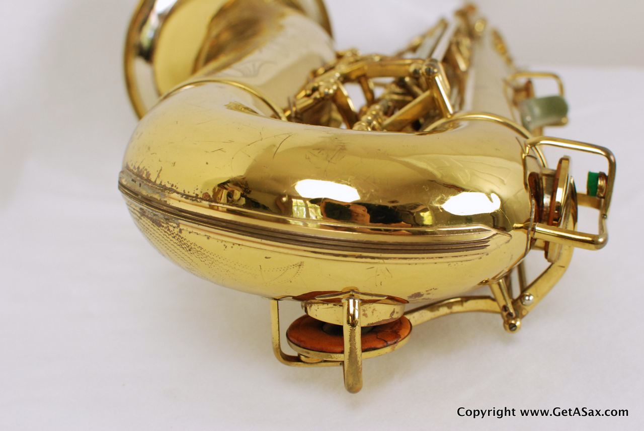 Buescher Tenor Saxophone Top Hat and Cane