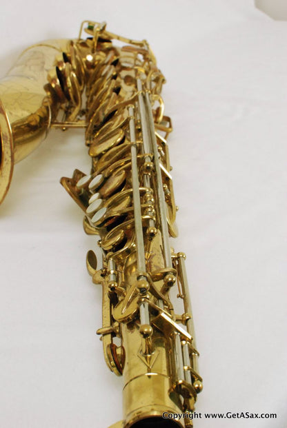 Buescher Tenor Saxophone Top Hat and Cane