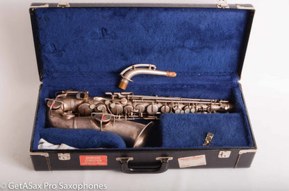 Buescher True Tone Alto Silver 257528 Good Condition