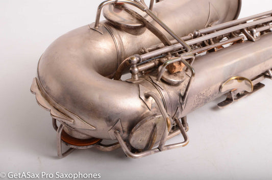 Buescher True Tone Alto Silver 257528 Good Condition