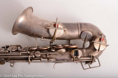 Buescher True Tone Alto Silver 257528 Good Condition