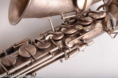 Buescher True Tone Alto Silver 257528 Good Condition