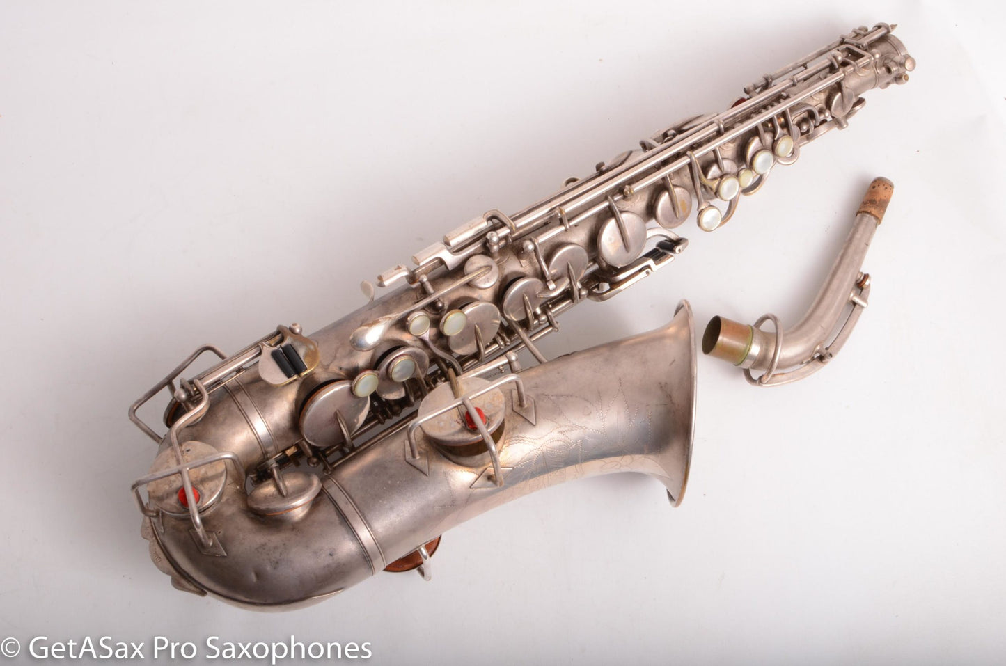 Buescher True Tone Alto Silver 257528 Good Condition
