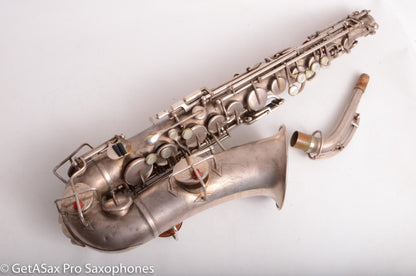 Buescher True Tone Alto Silver 257528 Good Condition