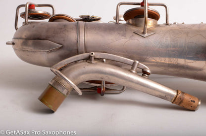 Buescher True Tone Alto Silver 257528 Good Condition