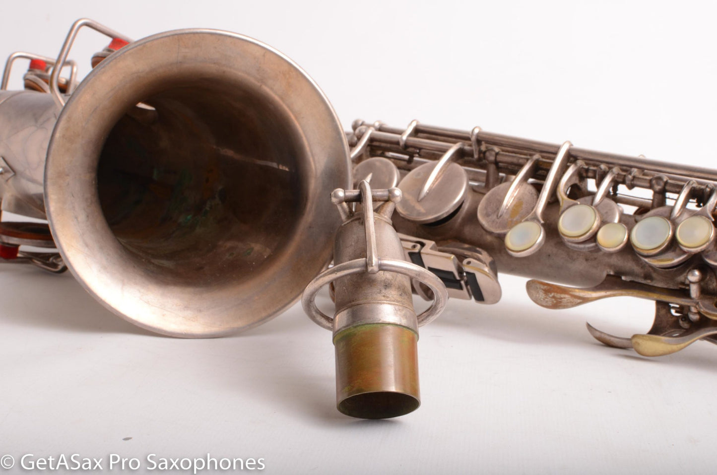 Buescher True Tone Alto Silver 257528 Good Condition