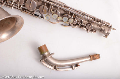 Buescher True Tone Alto Silver 257528 Good Condition