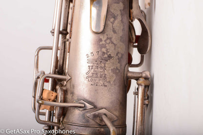 Buescher True Tone Alto Silver 257528 Good Condition