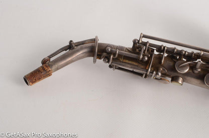 Buescher True Tone Curved Soprano 71xxx Original Silver High Eb