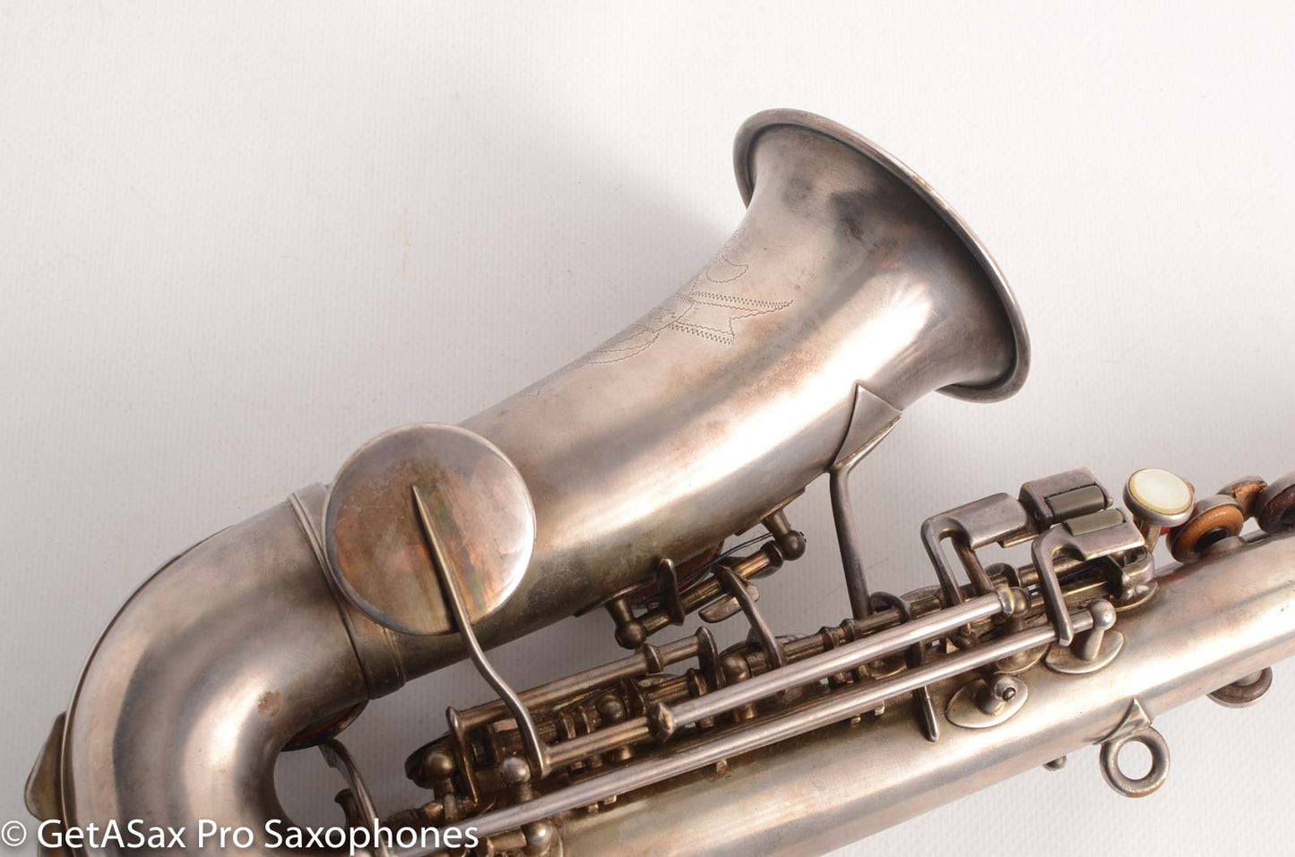 Buescher True Tone Curved Soprano 71xxx Original Silver High Eb