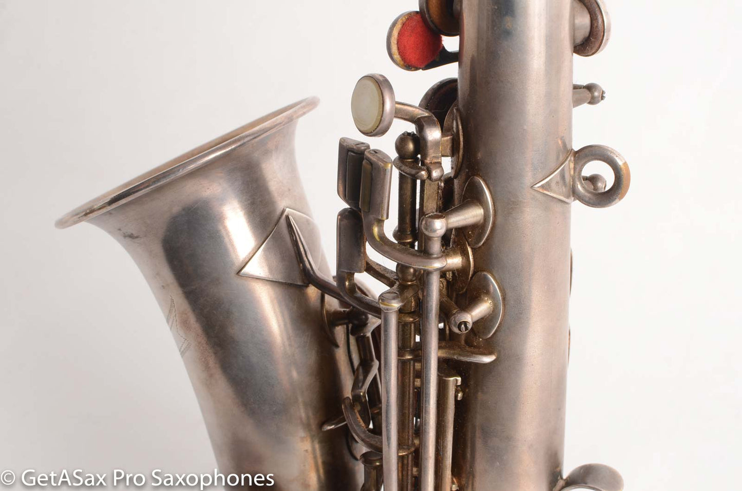 Buescher True Tone Curved Soprano 71xxx Original Silver High Eb