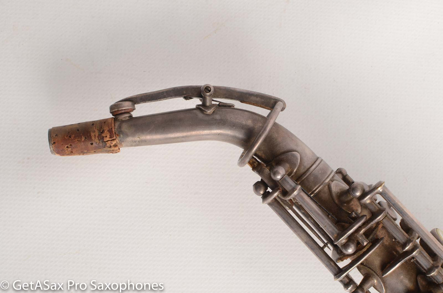 Buescher True Tone Curved Soprano 71xxx Original Silver High Eb