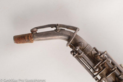 Buescher True Tone Curved Soprano 71xxx Original Silver High Eb