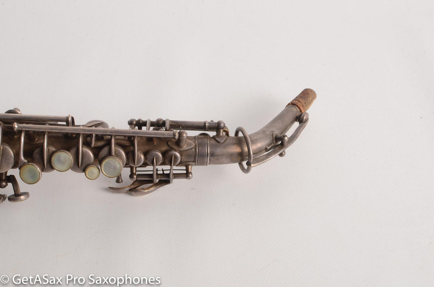 Buescher True Tone Curved Soprano 71xxx Original Silver High Eb