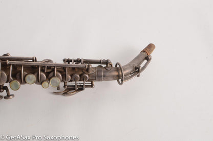 Buescher True Tone Curved Soprano 71xxx Original Silver High Eb