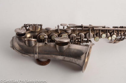 Buescher True Tone Curved Soprano 71xxx Original Silver High Eb