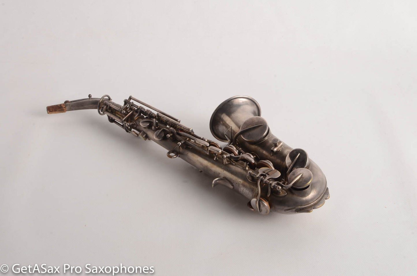Buescher True Tone Curved Soprano 71xxx Original Silver High Eb