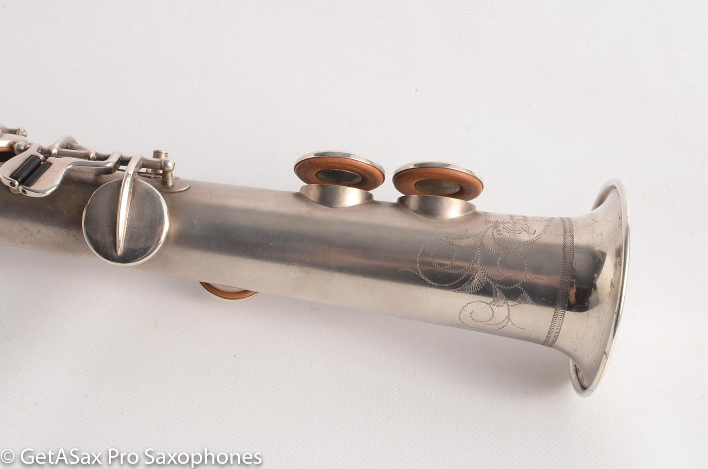 Buescher True Tone Soprano 209k Original Silver Plate old (orig?) pads Great Potential
