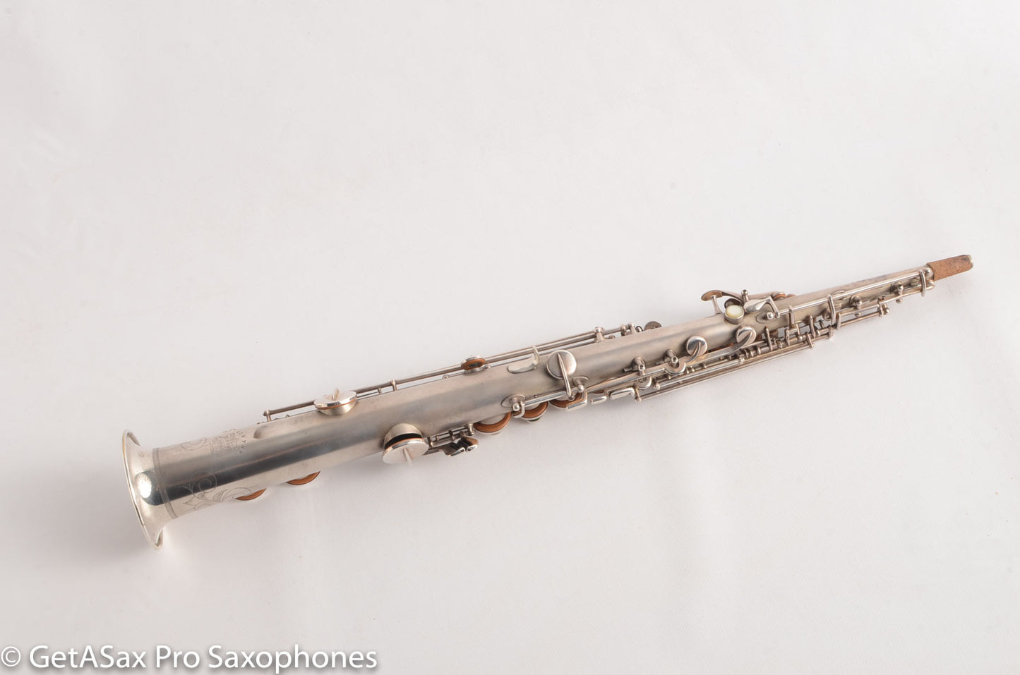Buescher True Tone Soprano 209k Original Silver Plate old (orig?) pads Great Potential