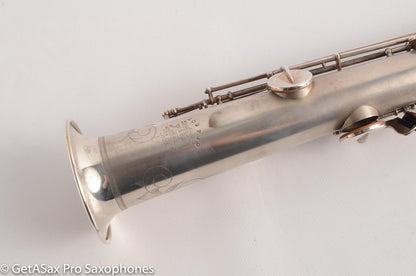 Buescher True Tone Soprano 209k Original Silver Plate old (orig?) pads Great Potential