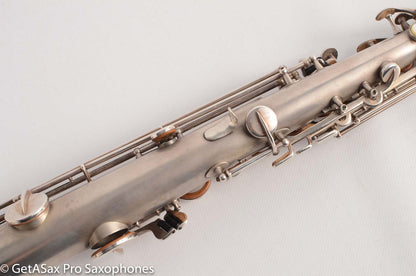 Buescher True Tone Soprano 209k Original Silver Plate old (orig?) pads Great Potential