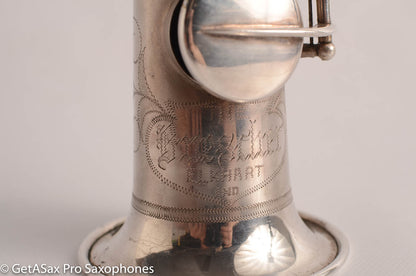 Buescher True Tone Soprano 209k Original Silver Plate old (orig?) pads Great Potential