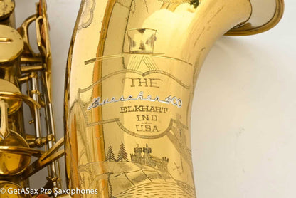 Buescher Top Hat and Cane Tenor B11 Excellent Original Condition! 354062