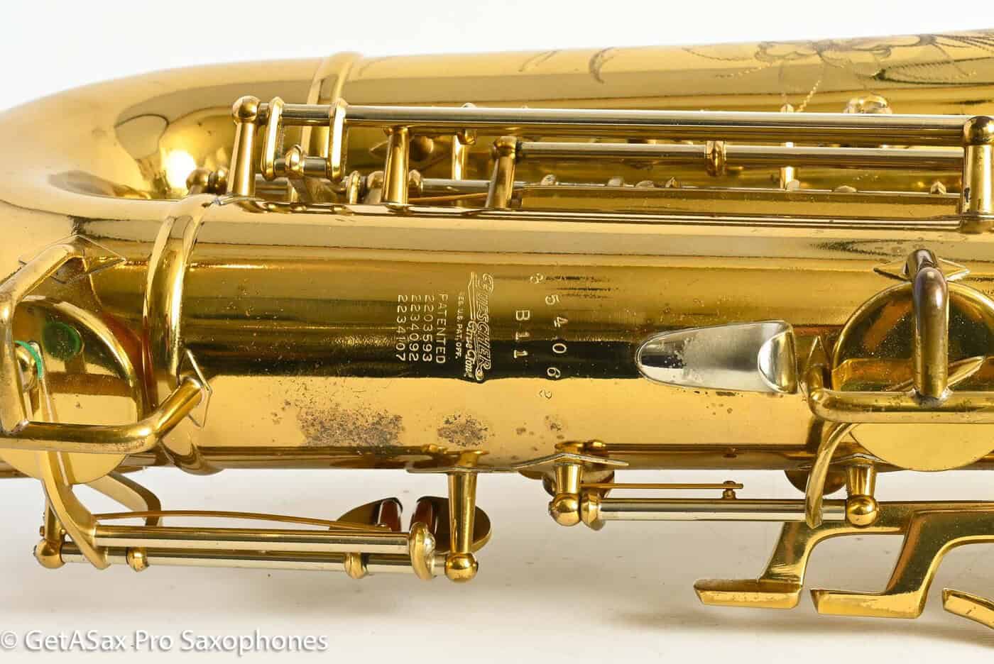 Buescher Top Hat and Cane Tenor B11 Excellent Original Condition! 354062