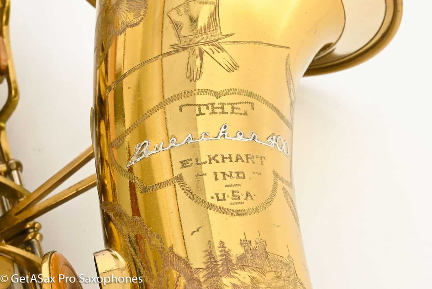 Buescher Top Hat and Cane Alto Excellent Original Condition! 323840