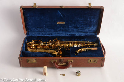 Buescher Top Hat and Cane Alto Saxophone Super 400 Near Mint Superb 323836