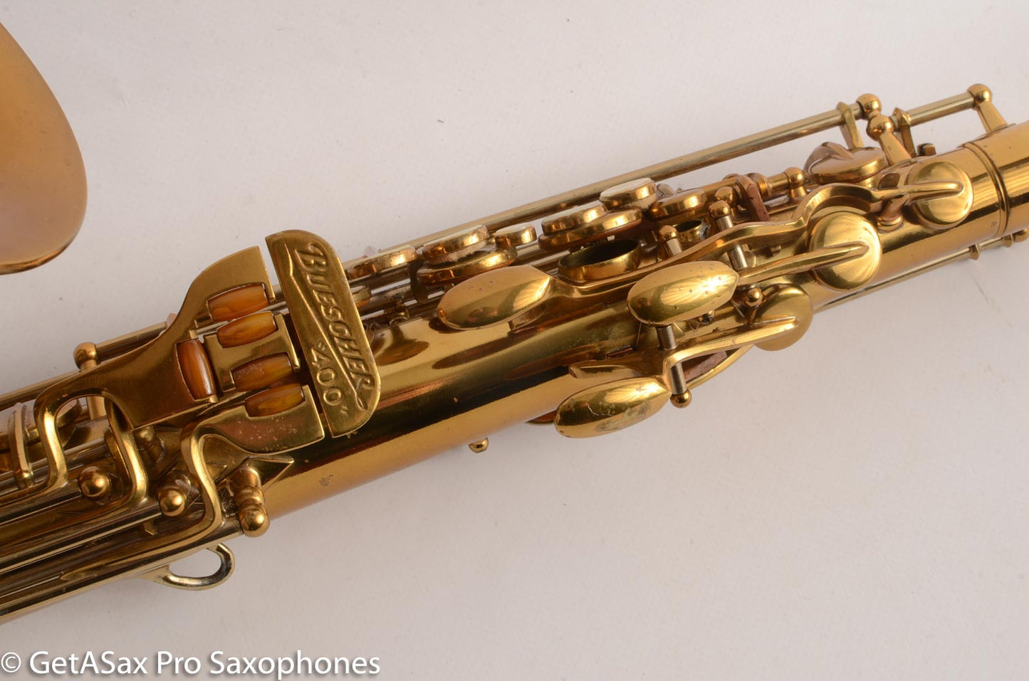 Buescher Top Hat and Cane Alto Saxophone Super 400 Near Mint Superb 323836