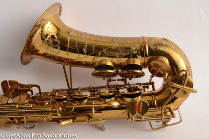 Buescher Top Hat and Cane Alto Saxophone Super 400 Near Mint Superb 323836