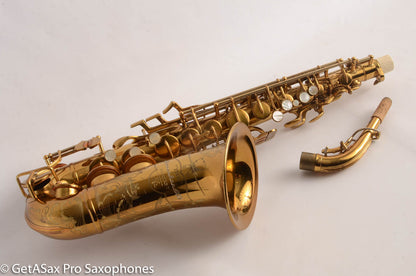 Buescher Top Hat and Cane Alto Saxophone Super 400 Near Mint Superb 323836