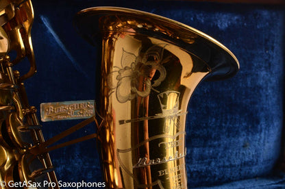 Buescher Top Hat and Cane Alto Saxophone Super 400 Near Mint Superb 323836