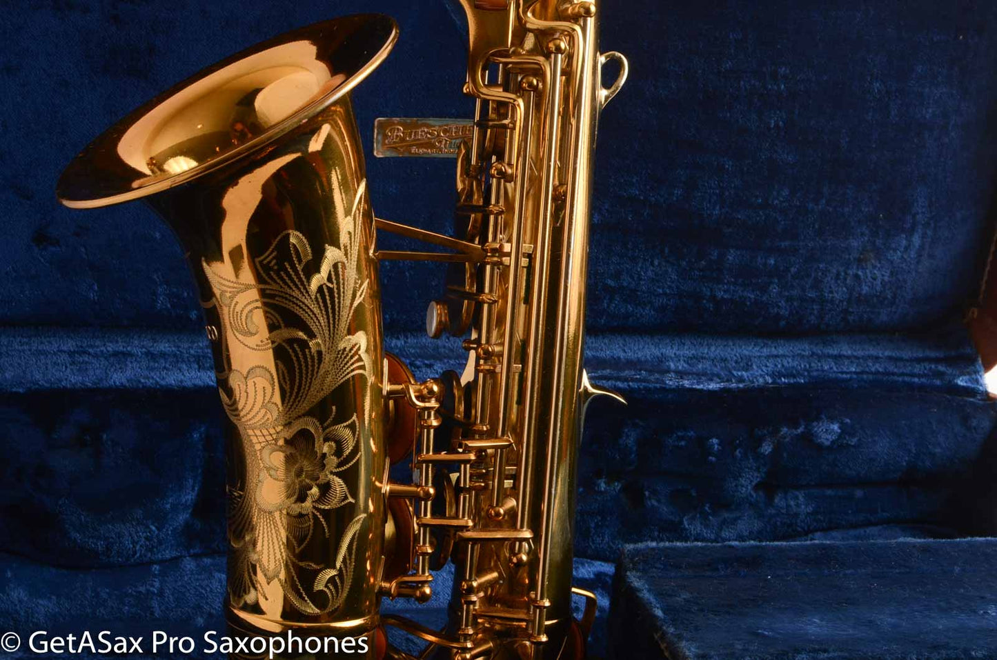 Buescher Top Hat and Cane Alto Saxophone Super 400 Near Mint Superb 323836