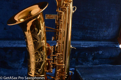 Buescher Top Hat and Cane Alto Saxophone Super 400 Near Mint Superb 323836