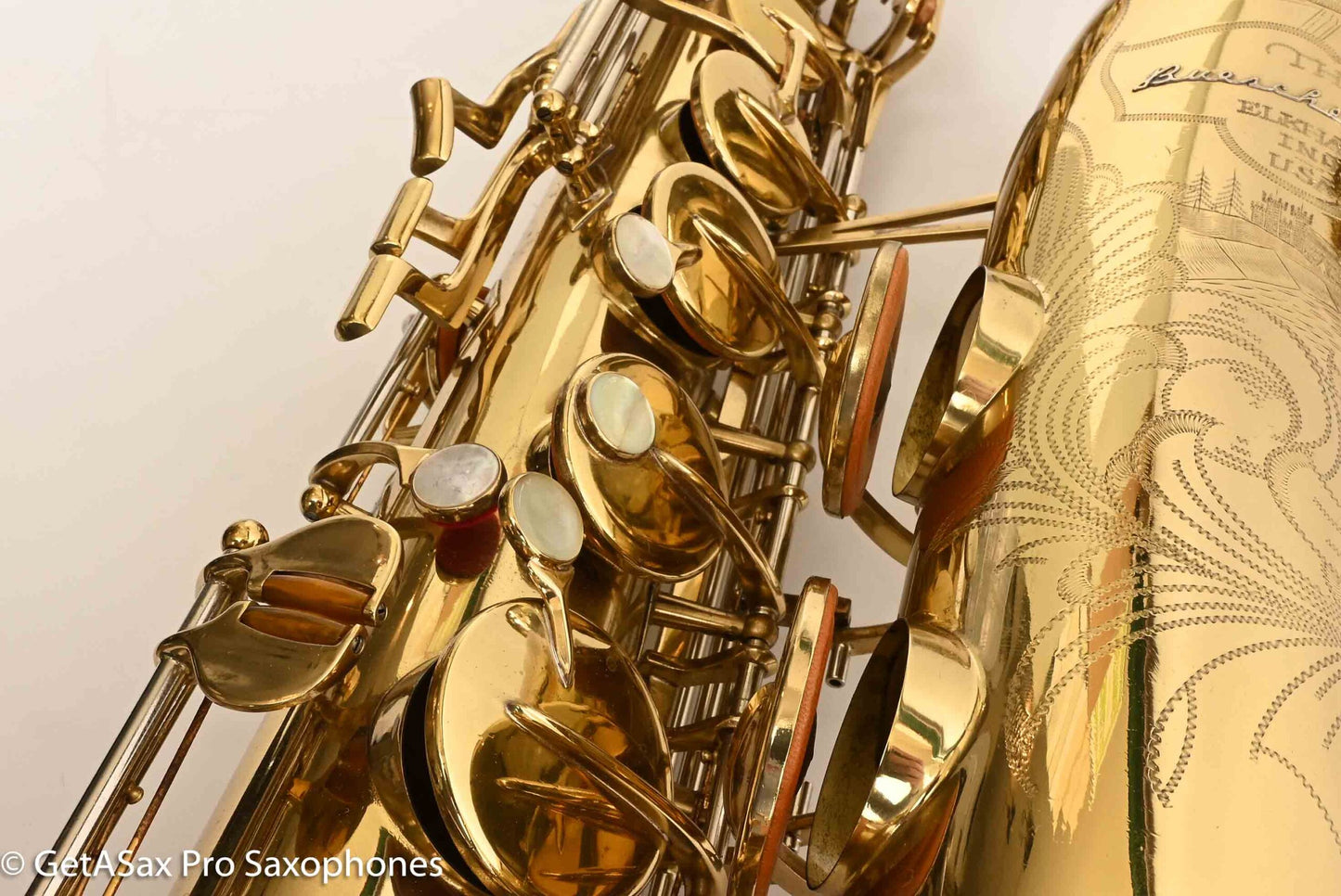 Buescher 400 Top Hat and Cane Tenor Relacquered Looks Original 345356