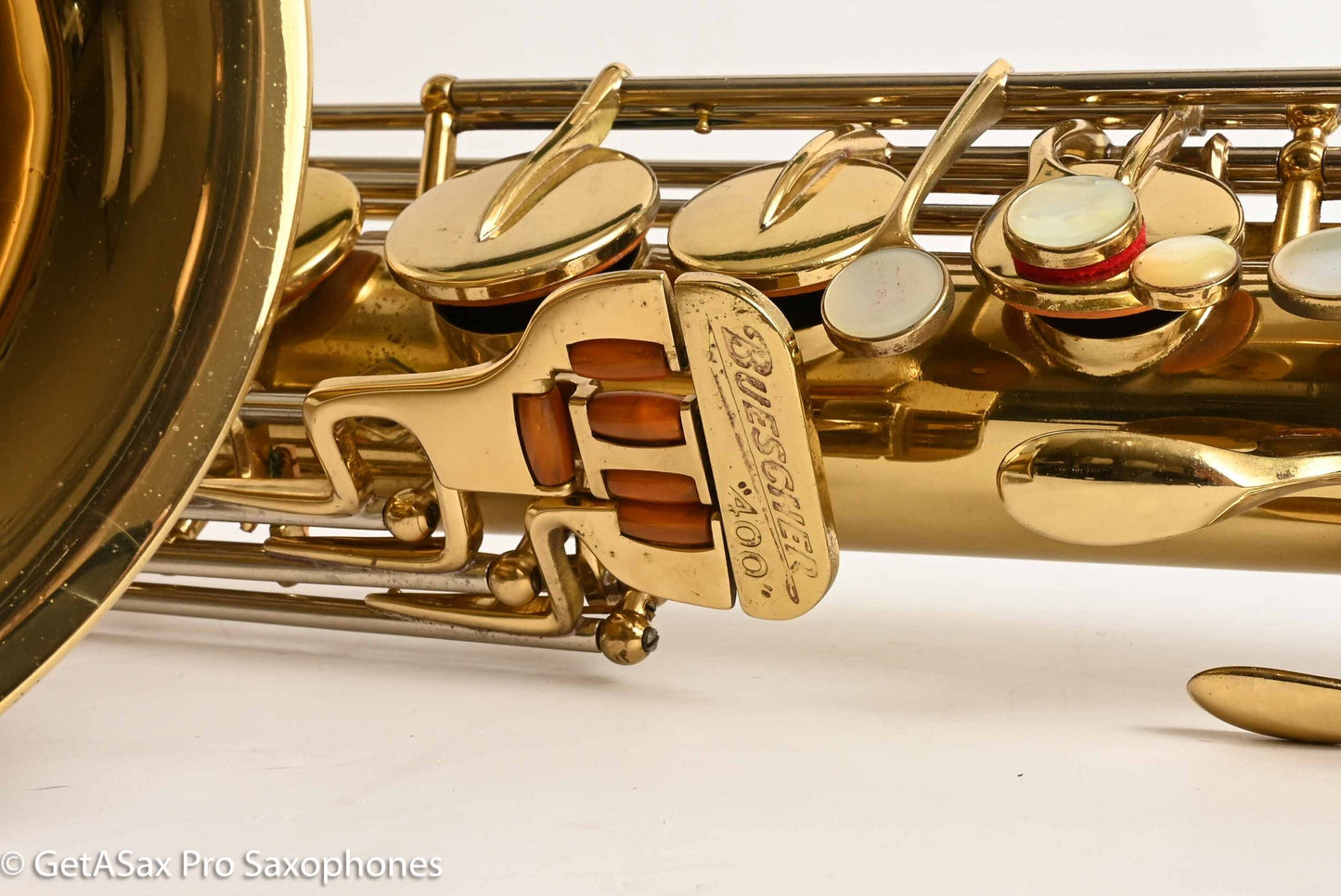 Buescher 400 Top Hat and Cane Tenor Relacquered Looks Original 345356