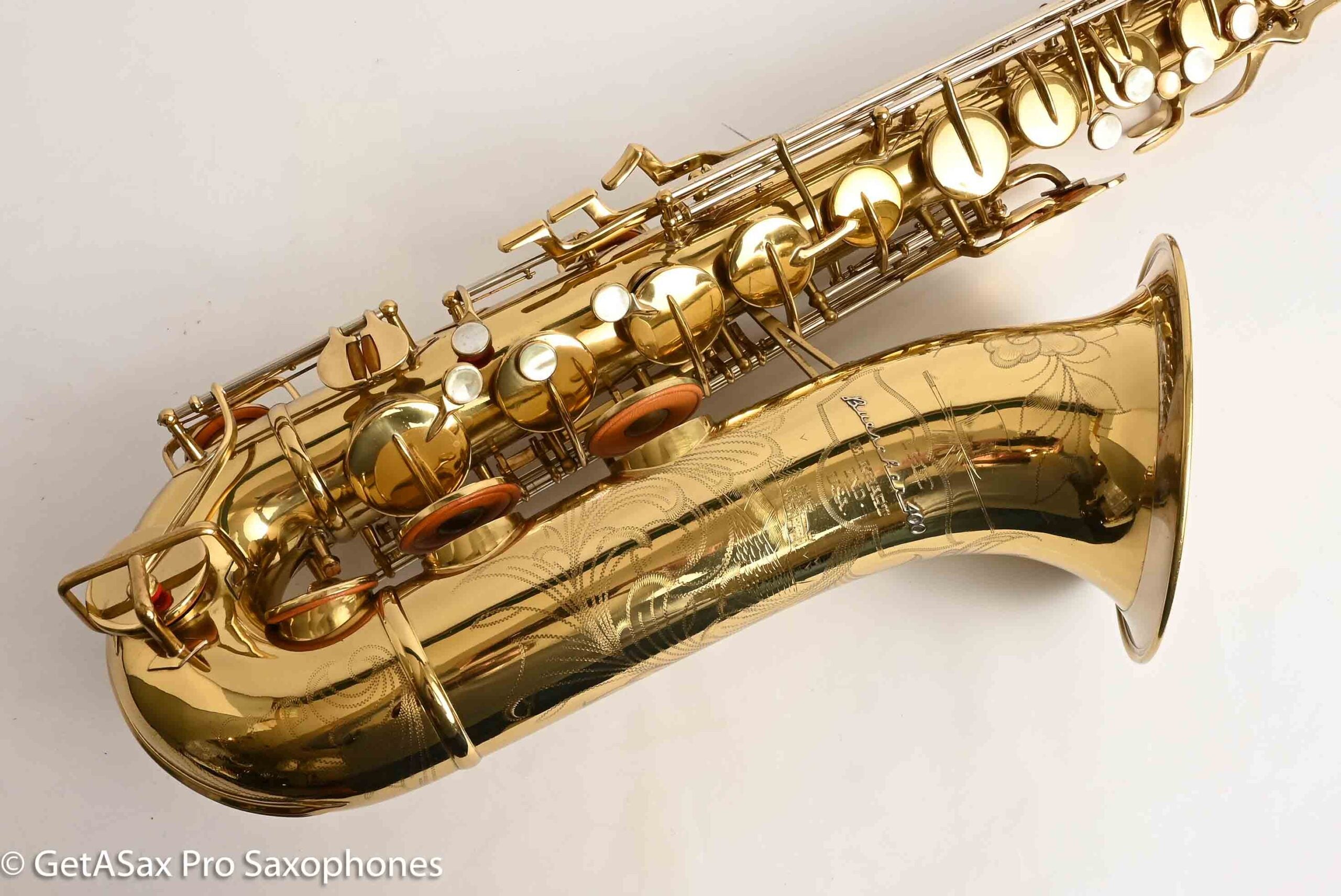 Buescher 400 Top Hat and Cane Tenor Relacquered Looks Original