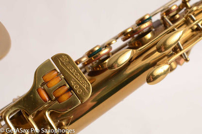 Buescher Top Hat and Cane Tenor Saxophone Fresh Overhaul Factory Relacquer 300849