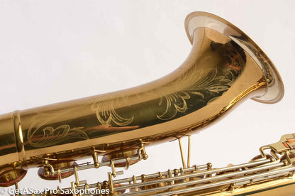 Buescher Top Hat and Cane Tenor Saxophone Fresh Overhaul Factory Relacquer 300849