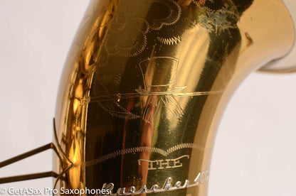 Buescher Top Hat and Cane Tenor Saxophone Fresh Overhaul Factory Relacquer 300849