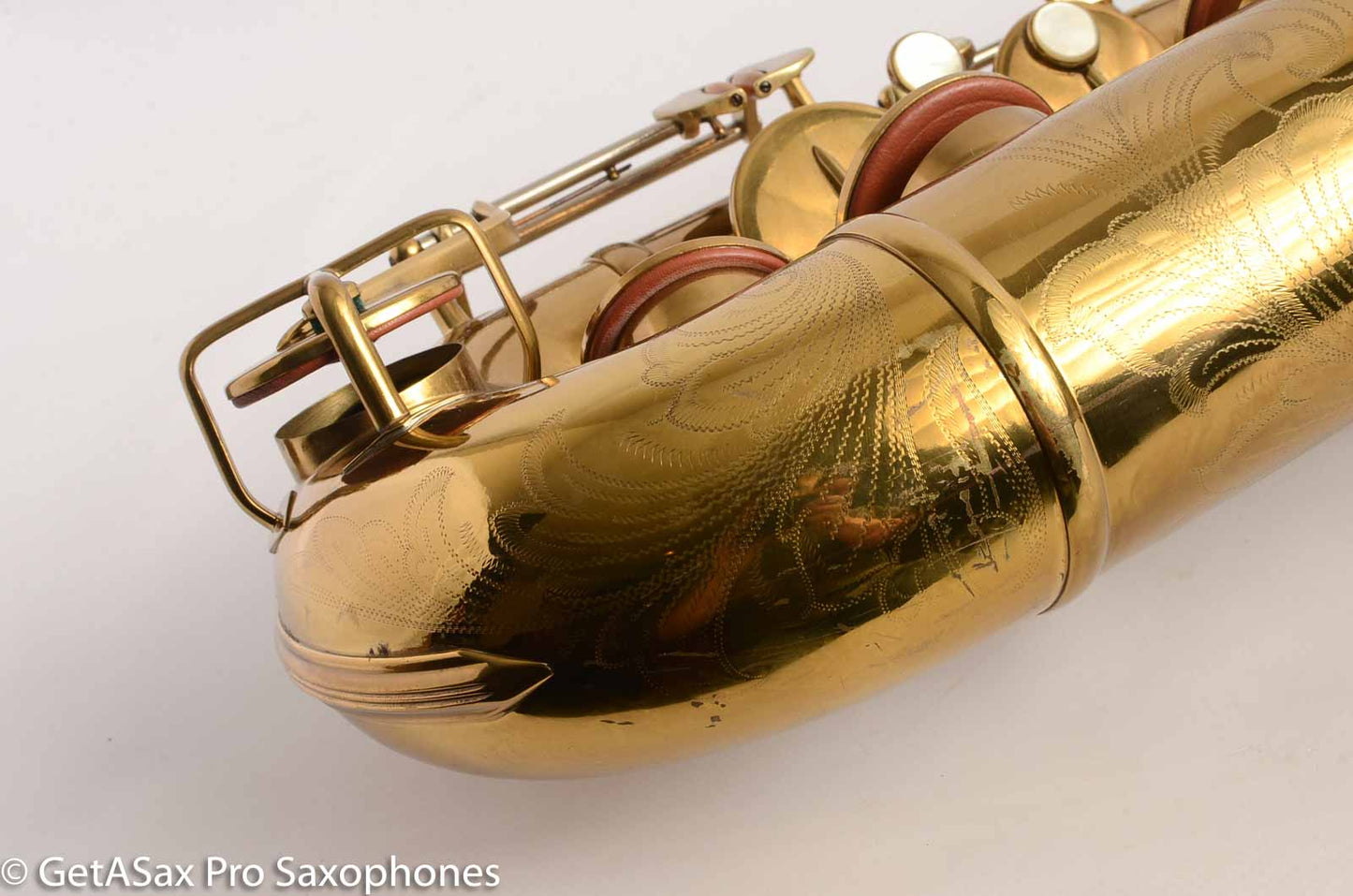 Buescher Top Hat and Cane Tenor Saxophone Fresh Overhaul Factory Relacquer 300849