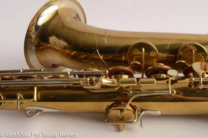 Buescher Top Hat and Cane Tenor Saxophone Fresh Overhaul Factory Relacquer 300849