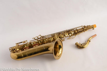Buescher Top Hat and Cane Tenor Saxophone Fresh Overhaul Factory Relacquer 300849
