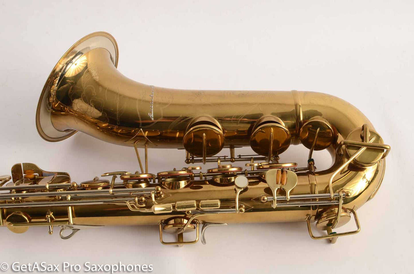 Buescher Top Hat and Cane Tenor Saxophone Fresh Overhaul Factory Relacquer 300849