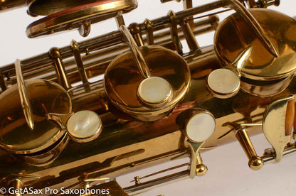 Buescher Top Hat and Cane Tenor Saxophone Fresh Overhaul Factory Relacquer 300849