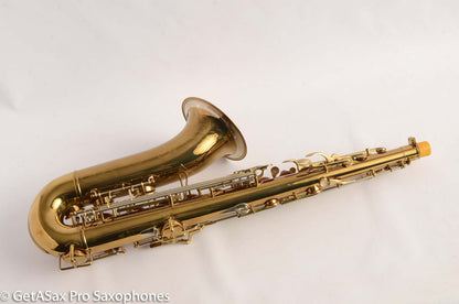 Buescher Top Hat and Cane Tenor Saxophone Fresh Overhaul Factory Relacquer 300849
