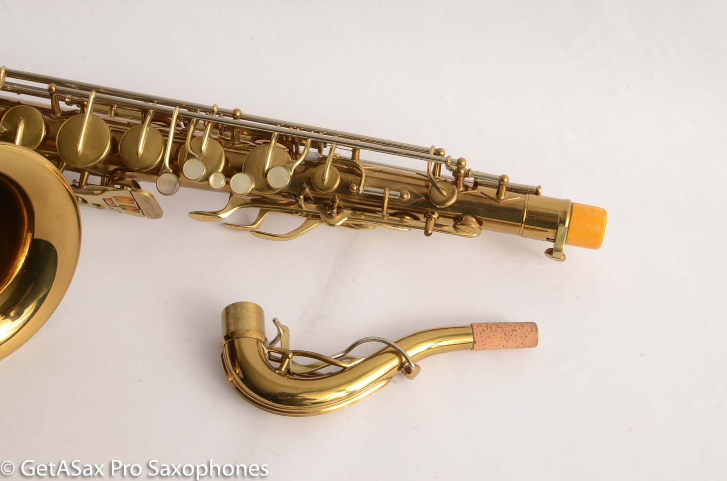 Buescher Top Hat and Cane Tenor Saxophone Fresh Overhaul Factory Relacquer 300849