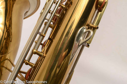 Buescher Top Hat and Cane Tenor Saxophone Fresh Overhaul Factory Relacquer 300849